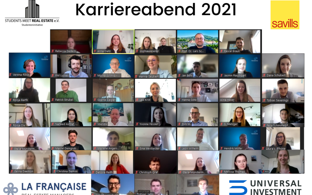 Digitaler SMRE Karriereabend – SoSe 2021