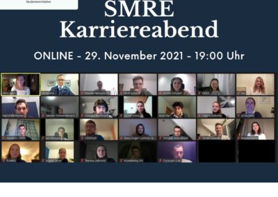 Digitaler SMRE Karriereabend – WiSe 2021/22